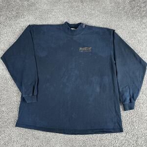 Vintage Easyriders Shirt Mens 2XL Blue Las Vegas Biker Crewneck Pullover 90s